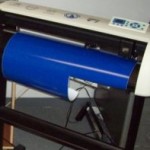 PCUT vinyl cutter that I use for cutting sandcarving stencils.