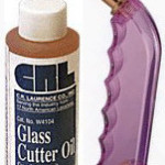 Glass cutting oil with Toyo cutter.