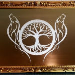 mirror etched design